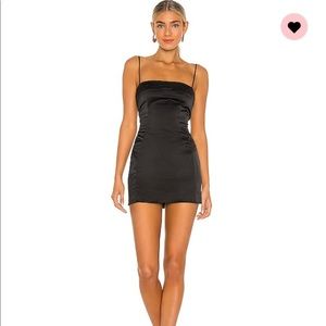 Danielle Guizio Satin Mini Dress